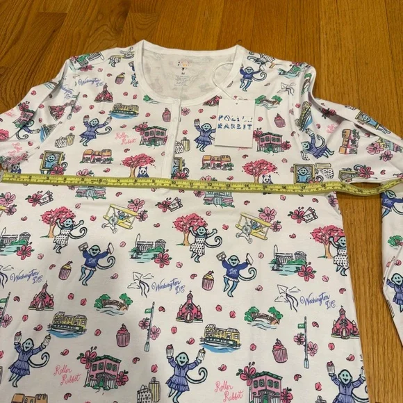 New with tags Roller Rabbit Washington DC Georgetown limited edition pajamas. - Picture 7 of 8